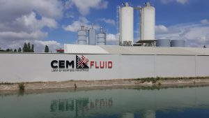 Enseigne Cemfluid à Montfavet près d'Avignon